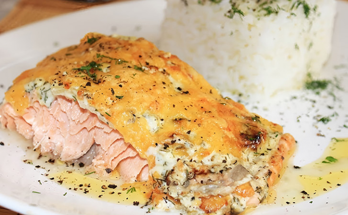 Рыба по-королевски: благодаря маринаду из горчицы всегда сочная. Потрясающий вкус, даже если в основе хек