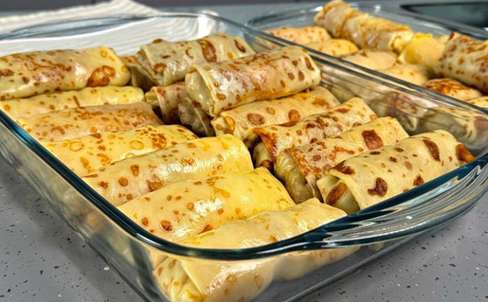 Домашние ходовые блинчики: делаем две начинки. Можно даже заморозить, после разогрева будут как свежие