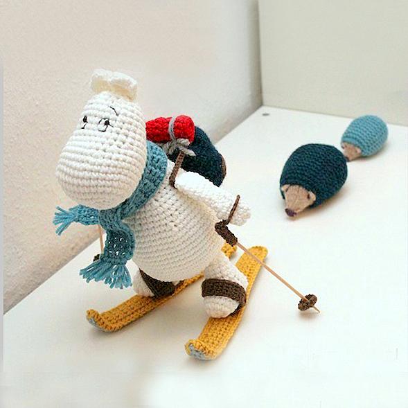 Как связать муми-тролля крючком