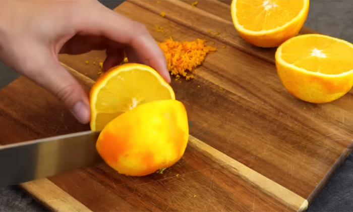 Лимонный пирог из двух слоев. Зимой к чаю лучше не придумать