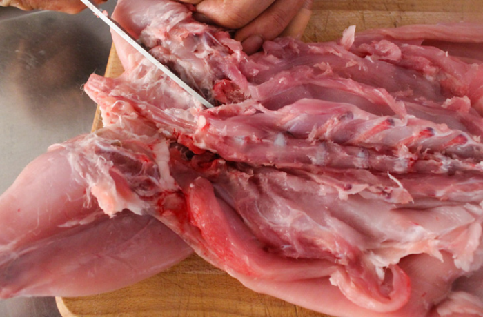 Как удалить из кролика все кости, сохранив цельной тушку