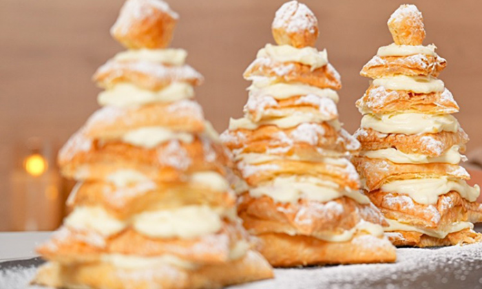 Превращаем торт Наполеон в «Елочки» к Новому году: дети будут в восторге