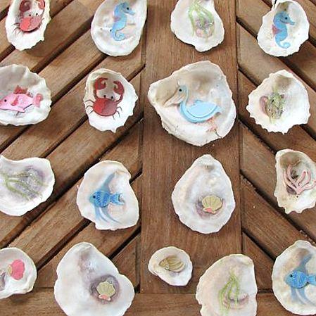 Детские поделки из ракушек. Идеи и мастер-классы