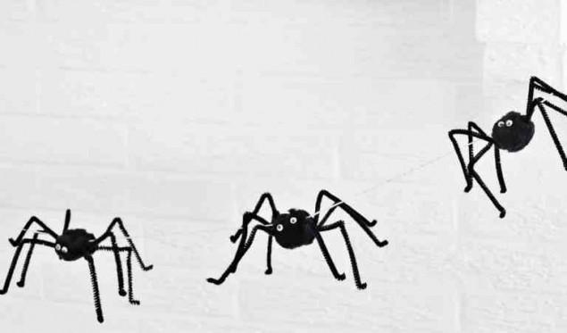 как сделать паука своими руками
