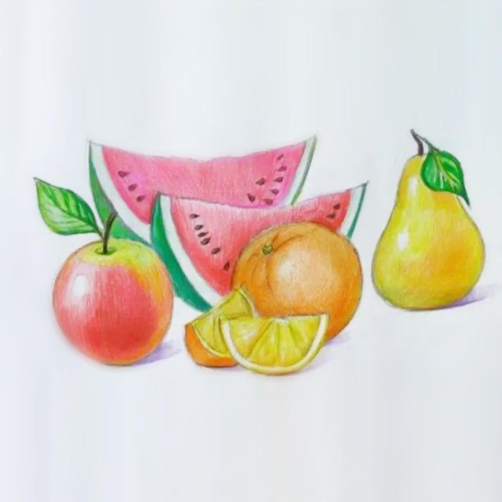 как нарисовать фрукты мастер-класс