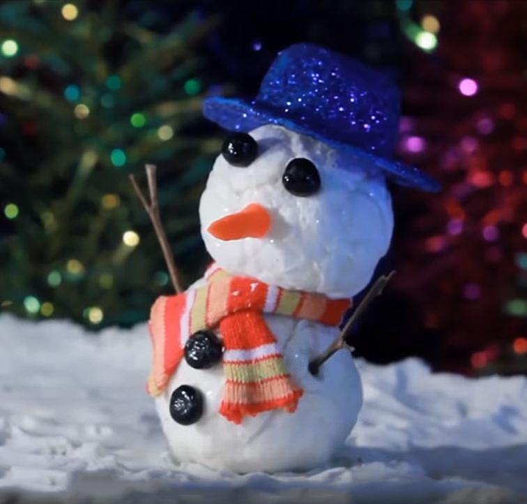как сделать снеговика из ваты своими руками